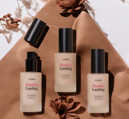 [Etudehouse] Double Lasting Foundation 30g -No.23W1 Honey Sand