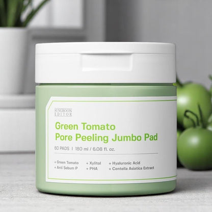 [SungboonEditor] Green Tomato Pore Peeling Jumbo Pad 60 Sheets