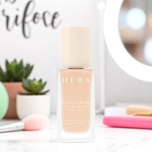 [HERA] Glow Lasting Foundation SPF 25 / PA++ 35ml -No.21C1 ROSE VANILLA
