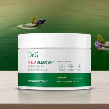 [Dr.G] Red Blemish Clear Quick Soothing Pads 70ea