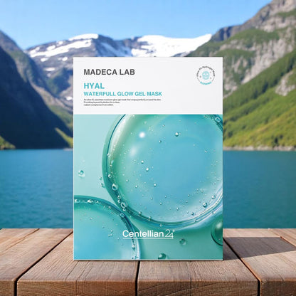 [Centellian24]  Madeca Lab Hyal Waterfull Glow Gel Mask 5ea