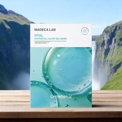 [Centellian24]  Madeca Lab Hyal Waterfull Glow Gel Mask 5ea