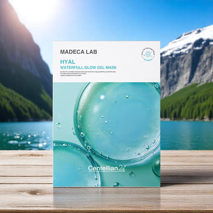 [Centellian24]  Madeca Lab Hyal Waterfull Glow Gel Mask 5ea