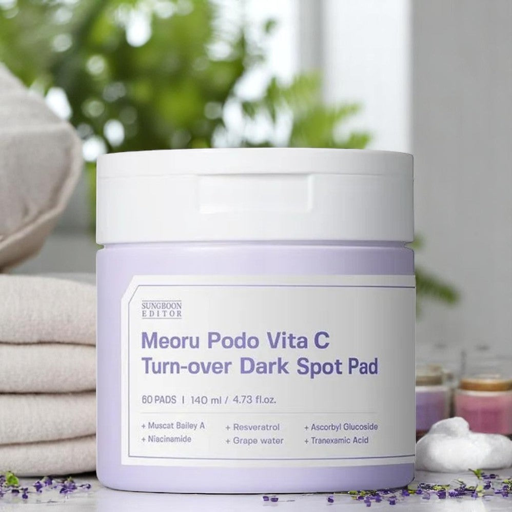 [SungboonEditor] Meoru Podo Vita C Turn-over Dark Spot Pad 60pcs, 140ml