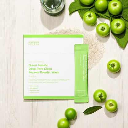 [Sungboon Editor] Green Tomato Deep Pore Clean Enzyme Powder Wash 1.5gX10ea