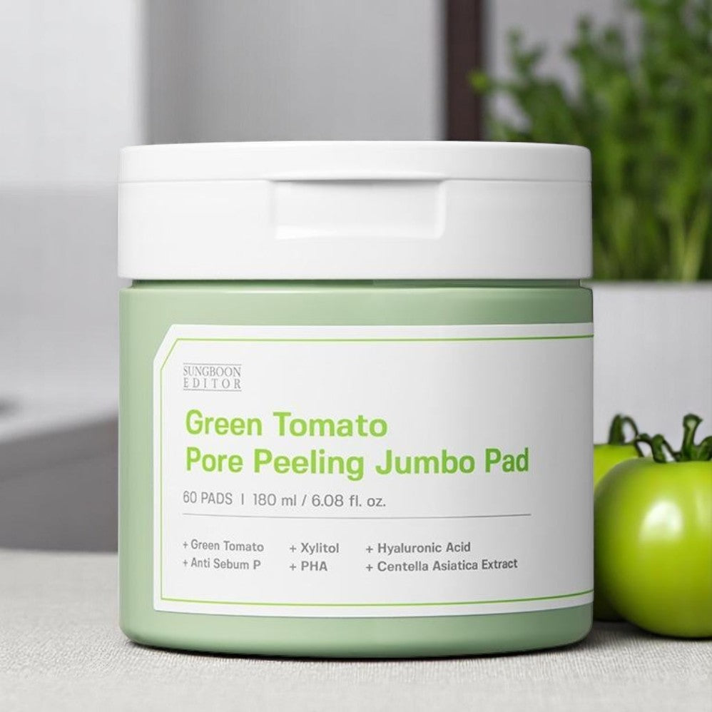 [SungboonEditor] Green Tomato Pore Peeling Jumbo Pad 60 Sheets