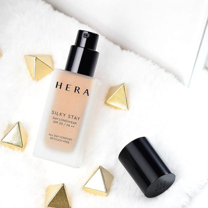 [HERA] Silky Stay Foundation 24h Longwear PA++ 30g - 23W1 SAND BEIGE