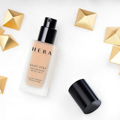[HERA] Silky Stay Foundation 24h Longwear PA++ 30g - 21C1 ROSE VANILLA