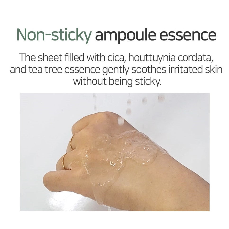 [MARY&MAY] Cica Houttuynia Cordata Tea Tree Calming Mask Pack - 30 sheets