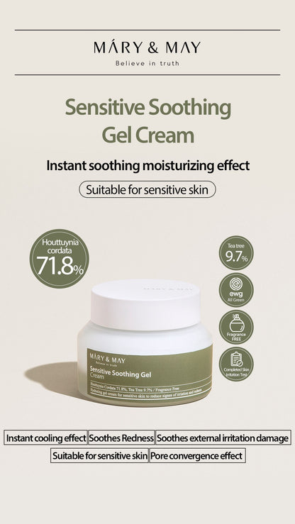 [MARY&MAY] Sensitive Soothing Gel Cream 70g