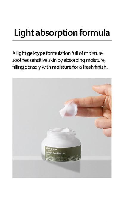 [MARY&MAY] Sensitive Soothing Gel Cream 70g