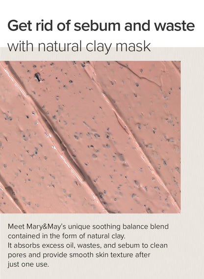 [MARY&MAY] Rose Hyaluronic Hydra Wash Off Pack 125g