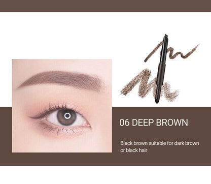 [WAKEMAKE] Powder Jet Dual Brow 0.75g - #05 Dark Brown