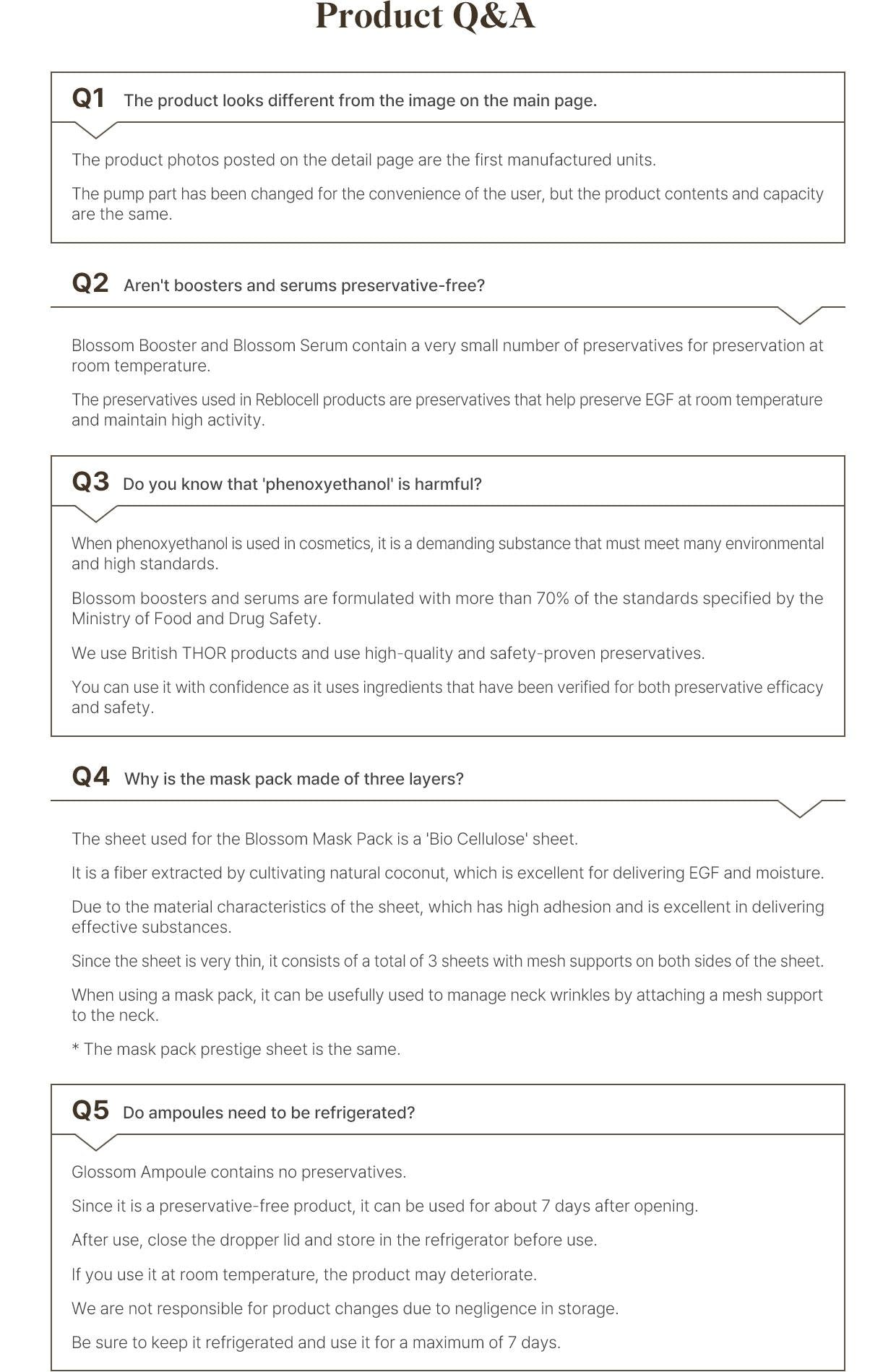 [reblocell] Flossom Regenerating Facial Mask EGF 1ppm 1 Sheet