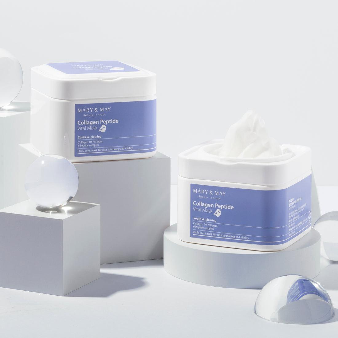 [MARY&MAY] Collagen Peptide Vital Mask 30EA/400g