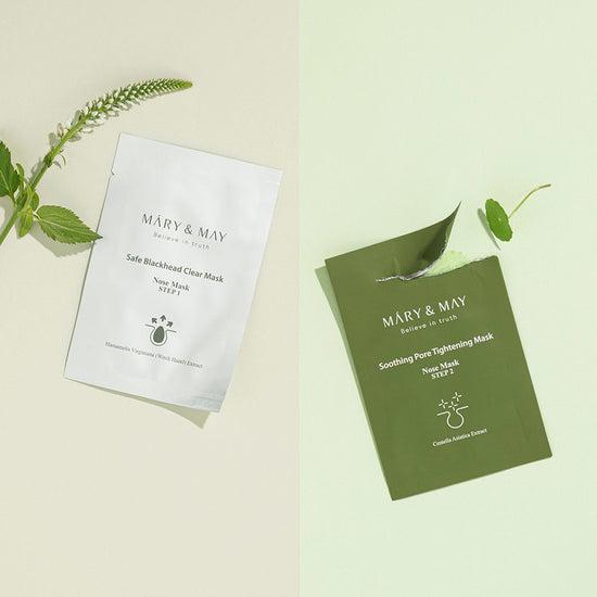 [MARY&MAY] Daily Safe Black Head Clear Nose Mask X10pcs