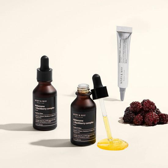 [MARY&MAY] Idebenone Blackberry Serum Duo Twin Pack (30ml x2+Eye cream12g)