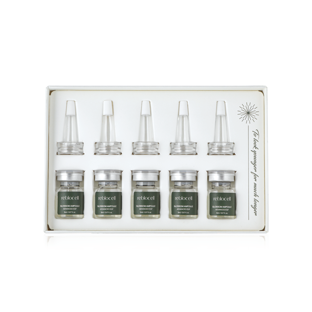 [reblocell] Glossom Ampoule EGF 4ppm 5ml x 5