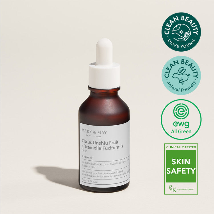 [MARY&MAY] Citrus Unshiu+Tremella Fuciformis Serum 30ml