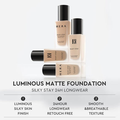 [HERA] Silky Stay Foundation 24h Longwear PA++ 30g - 17N1 IVORY