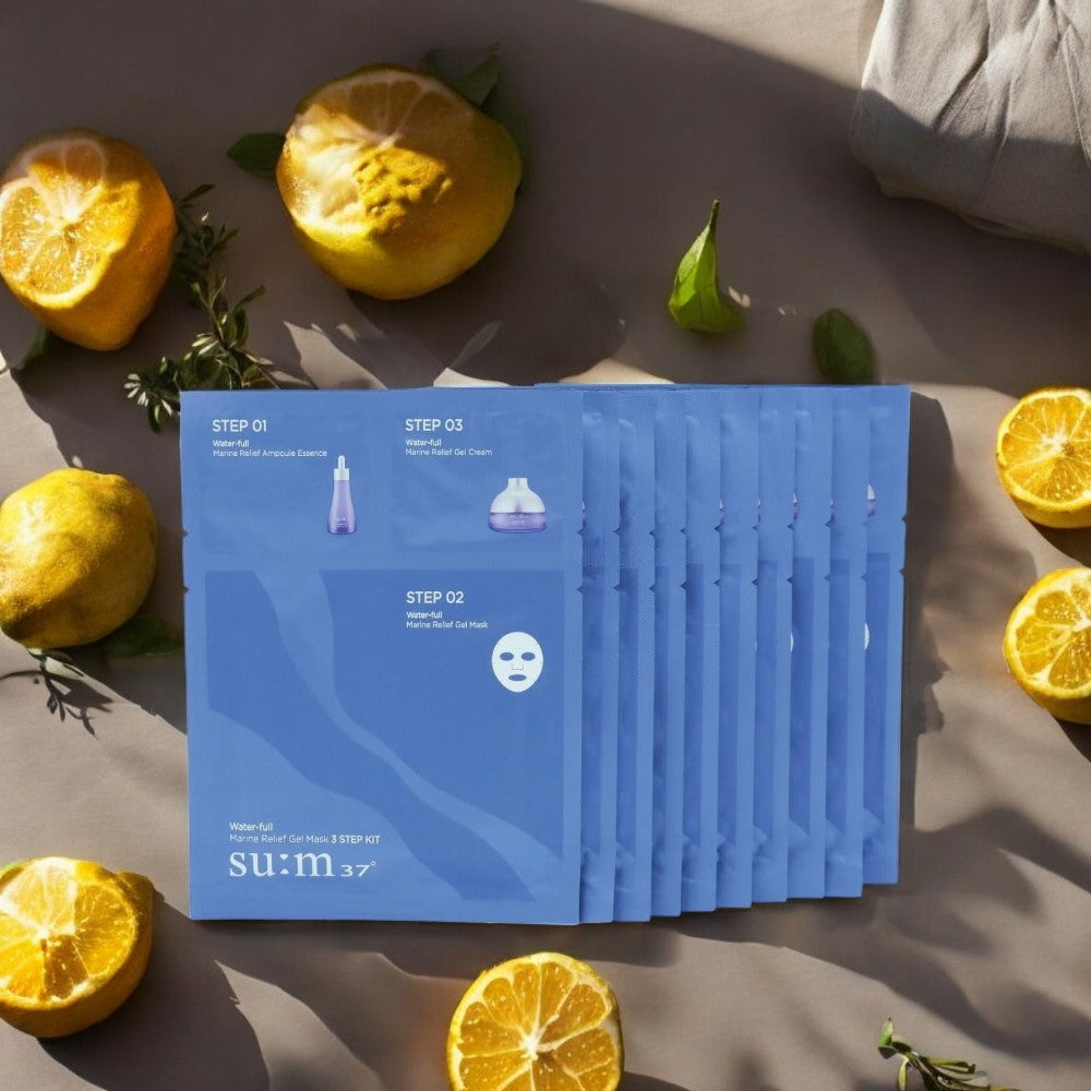 [su:m37] Water-full Timeless Water Gel Mask 3 Step 10pcs