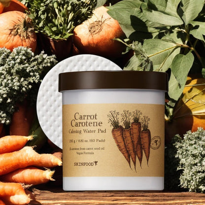 [SKINFOOD] Carrot Carotene Calming Water Pad 250g 60 Sheets