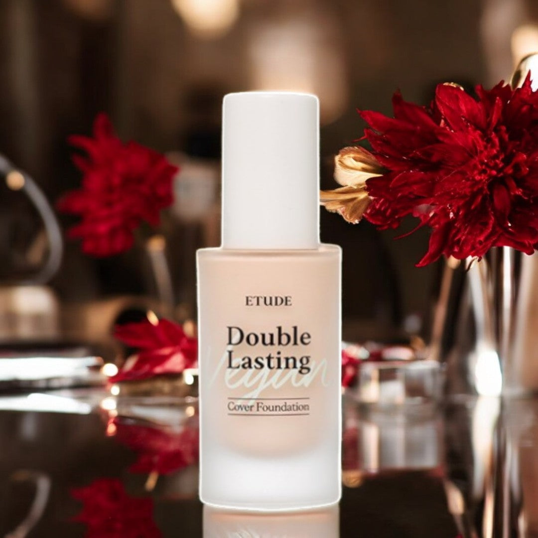 [Etudehouse] Double Lasting Vegan Cover Foundation 30g -No.23N1 Sand