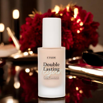 [Etudehouse] Double Lasting Vegan Cover Foundation 30g -No.21N1 Neutral Beige