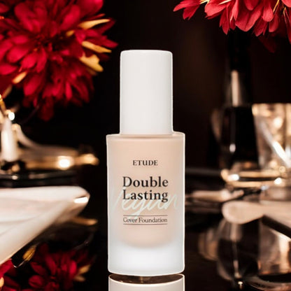 [Etudehouse] Double Lasting Vegan Cover Foundation 30g -No.21N1 Neutral Beige