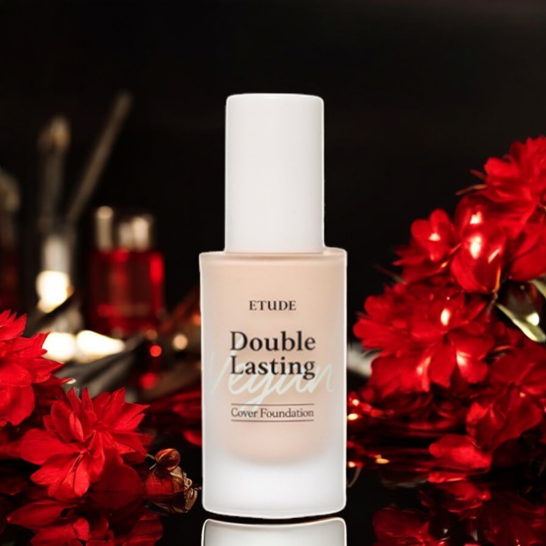 [Etudehouse] Double Lasting Vegan Cover Foundation 30g -No.19N1 Vanilla