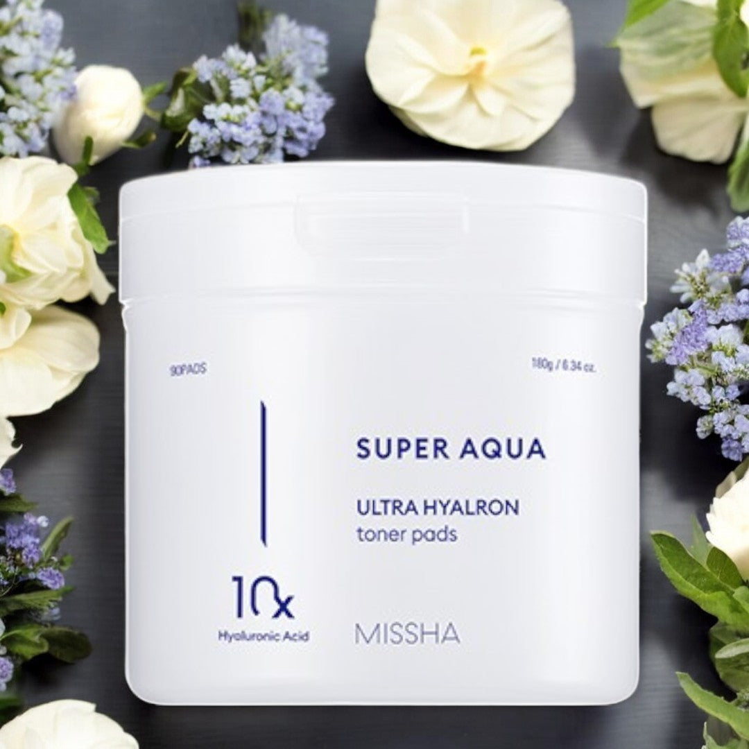 [MISSHA] Super Aqua Ultra Hyalron Toner Pads 180g/ 90pcs
