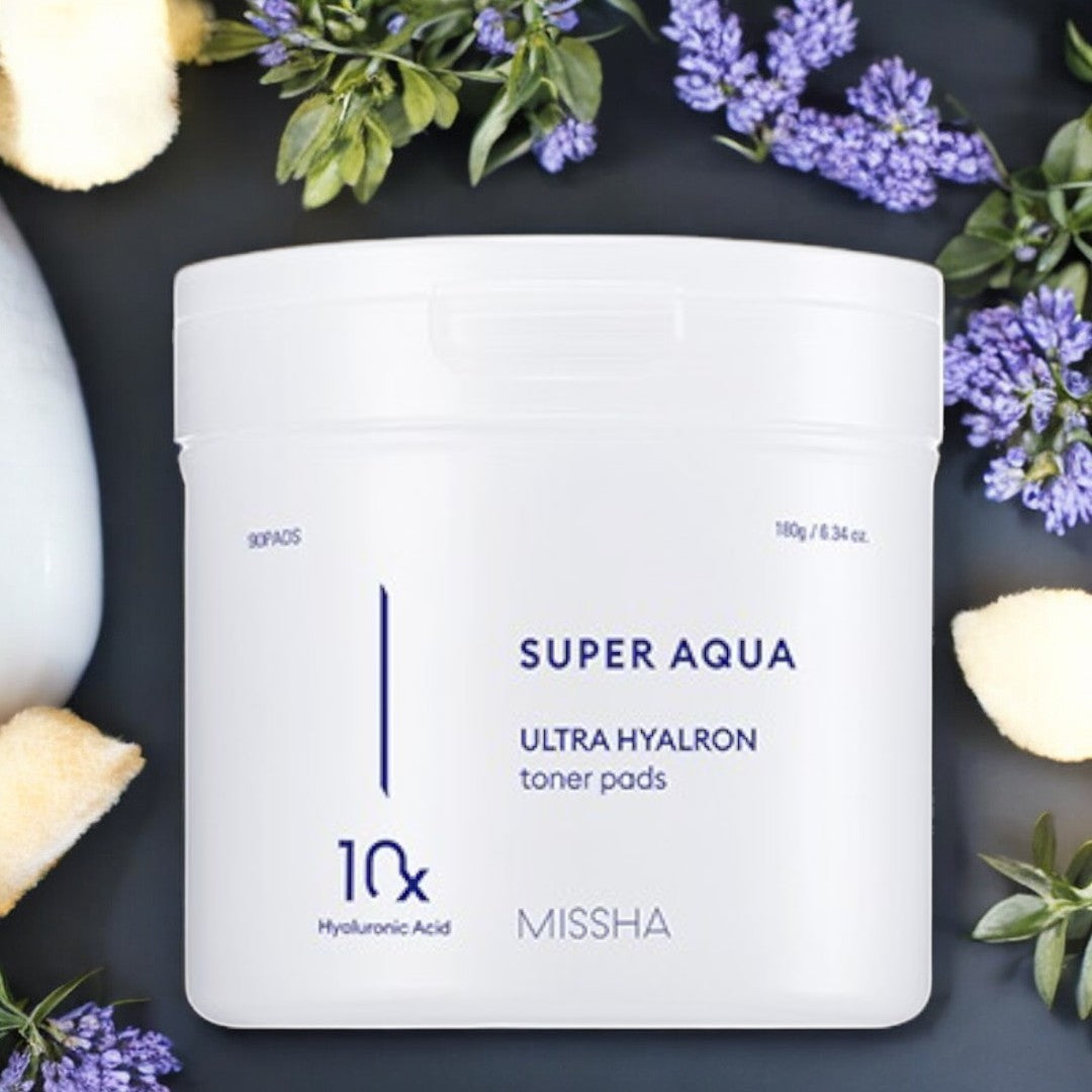 [MISSHA] Super Aqua Ultra Hyalron Toner Pads 180g/ 90pcs