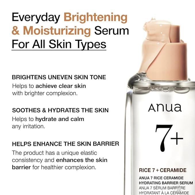 [Anua] 7 Rice Ceramide Hydrating Barrier Serum 50ml