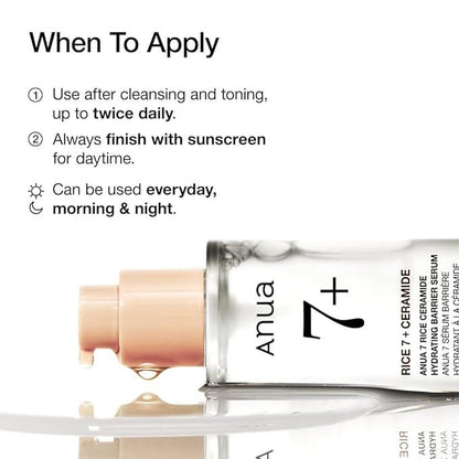 [Anua] 7 Rice Ceramide Hydrating Barrier Serum 50ml