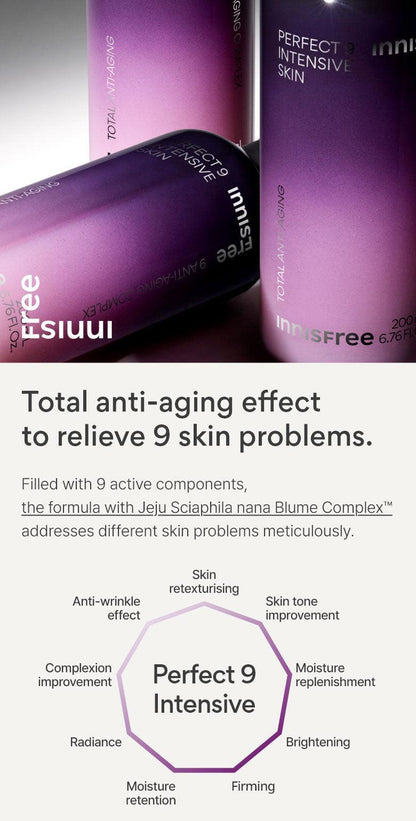 [innisfree] Perfect 9 Intensive Skin 200ml