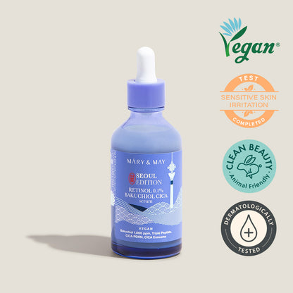 [MARY&MAY] Retinol 0.1% Bakuchiol Cica Serum 80ml