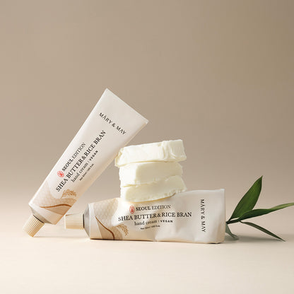 [Mary&May] Seoul Edition SHEA BUTTER & RICE BRAN Hand Cream 50ml