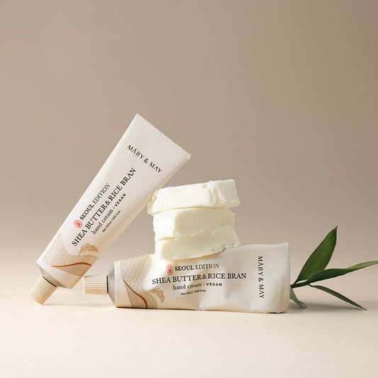 [Mary&May] Seoul Edition SHEA BUTTER & RICE BRAN Hand Cream 50ml