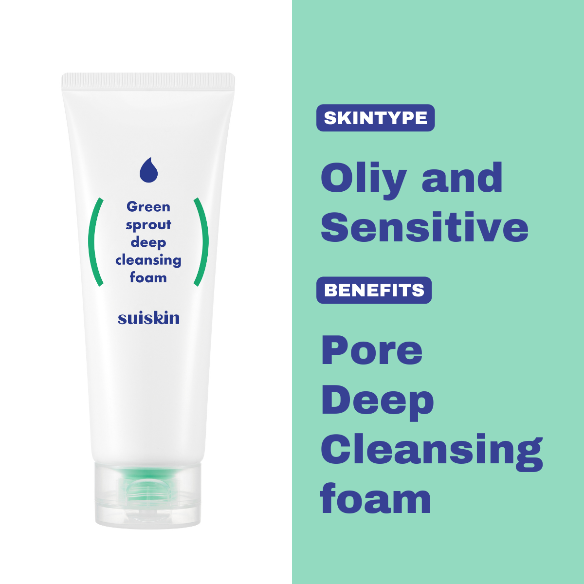 [Suiskin] Green Sprout Deep Cleansing Foam 150ml