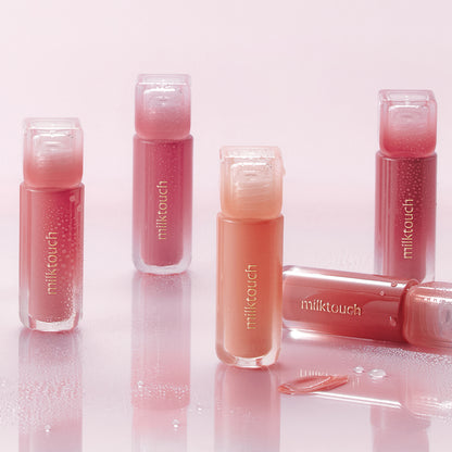 [milktouch] Dew Stain Sheer Lip Gloss 02 Bubbly Pink 4g