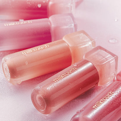 [milktouch] Dew Stain Sheer Lip Gloss 02 Bubbly Pink 4g