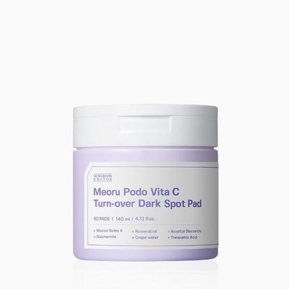 [SungboonEditor] Meoru Podo Vita C Turn-over Dark Spot Pad 60pcs, 140ml
