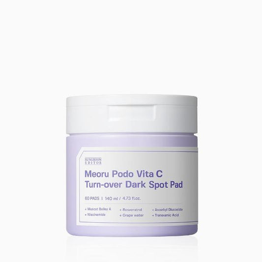 [SungboonEditor] Meoru Podo Vita C Turn-over Dark Spot Pad 60pcs, 140ml