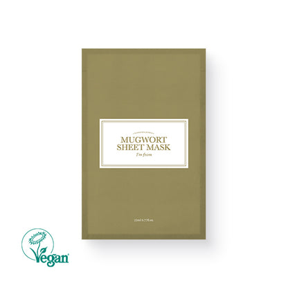 [ImFrom] Mugwort Sheet Mask 23ml (5ea)_NEW