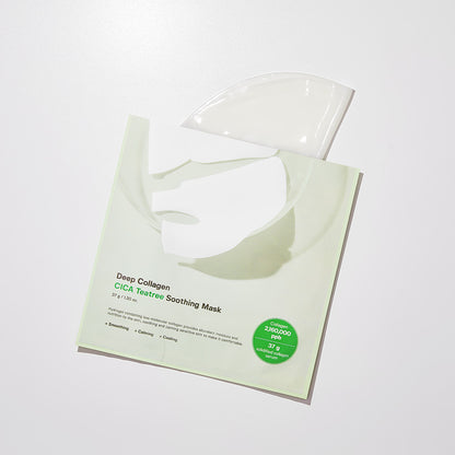 [SungboonEditor]  Deep Collagen Cica Teatree Soothing Mask 37g*4ea