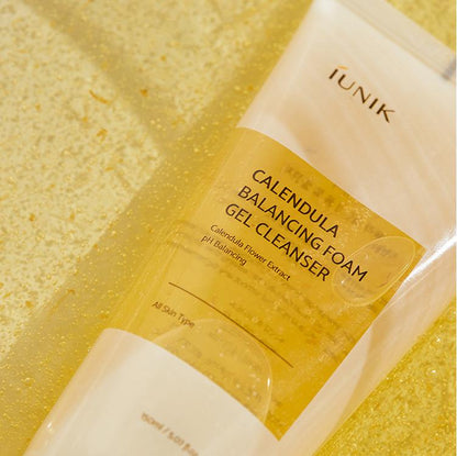 [iUNIK] Calendula Balancing Foam Gel Cleanser 150ml
