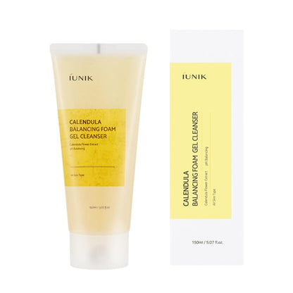[iUNIK] Calendula Balancing Foam Gel Cleanser 150ml