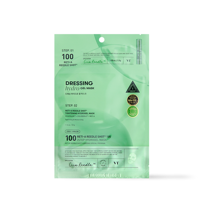 [VT Cosmetics] RETI-A Reedle Shot 100 2STEP Hydrogel Mask - 2type
