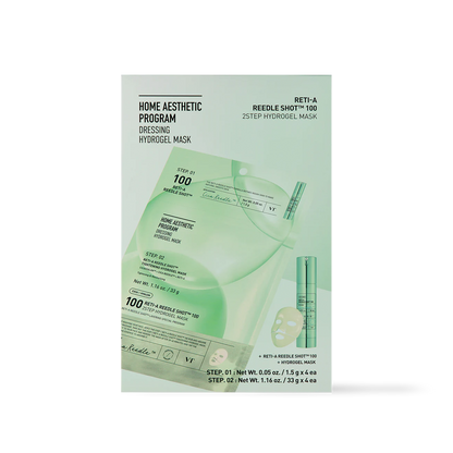 [VT Cosmetics] RETI-A Reedle Shot 100 2STEP Hydrogel Mask - 2type