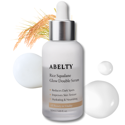 [ABELTY] Rice Squalane Glow Double Serum 50ml